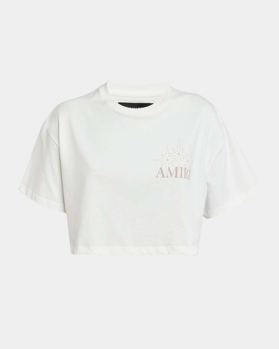 Amiri Starburst Crop T-Shirt
